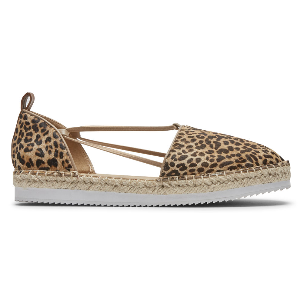 Rockport Slip-Ons Dame Leopard - Seaview Bungee - QJAT38479
